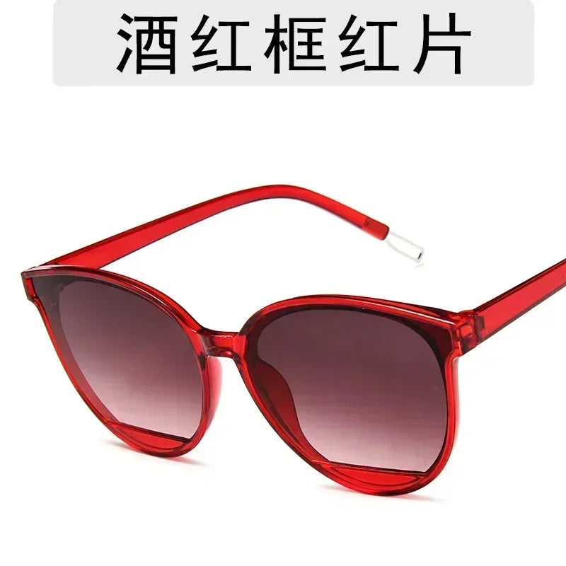 2024 Women Vintage Metal Mirror Classic Vintage Sun Glasses Oculos De Sol Sunglasses UV400 Female Feminino Cycling