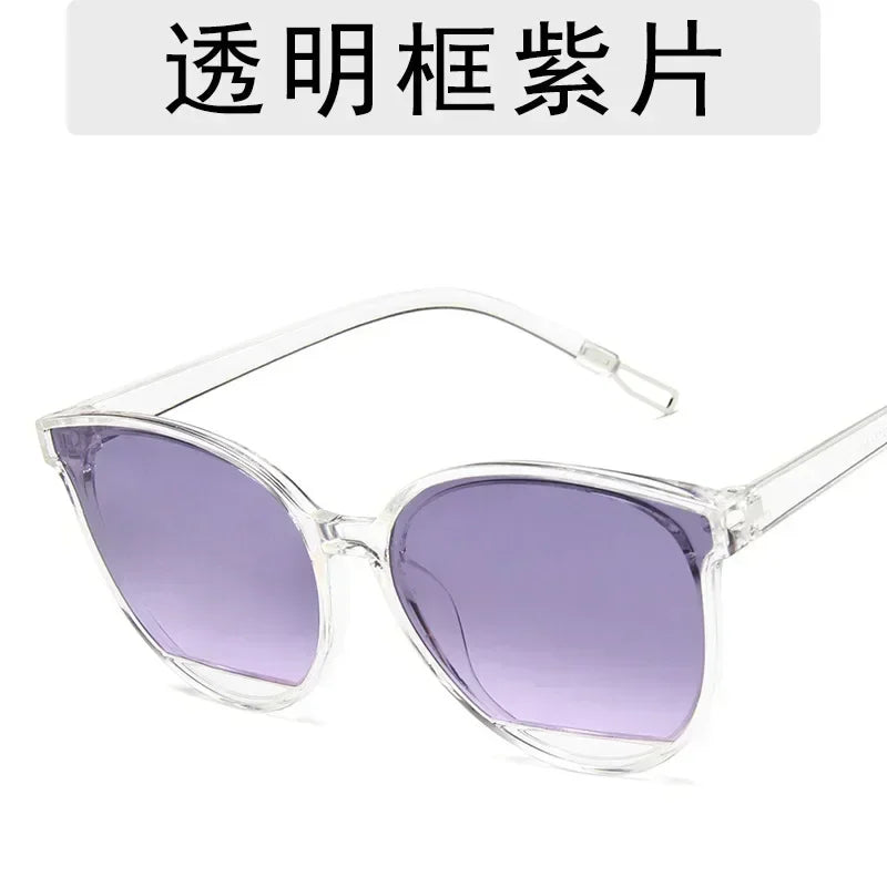 2024 Women Vintage Metal Mirror Classic Vintage Sun Glasses Oculos De Sol Sunglasses UV400 Female Feminino Cycling