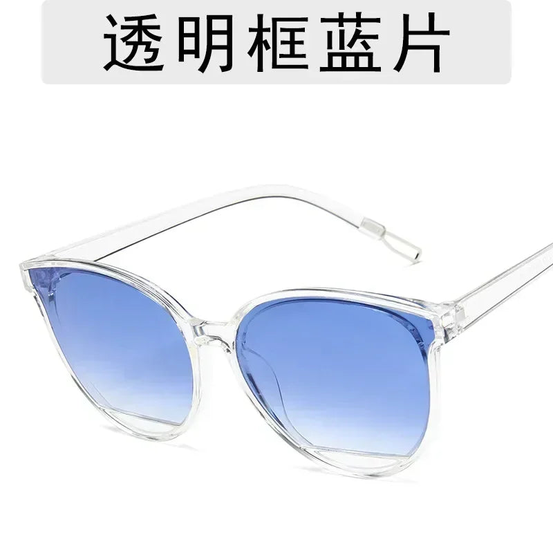 2024 Women Vintage Metal Mirror Classic Vintage Sun Glasses Oculos De Sol Sunglasses UV400 Female Feminino Cycling