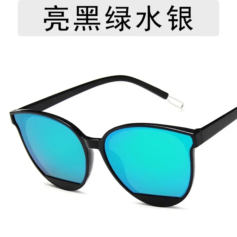 2024 Women Vintage Metal Mirror Classic Vintage Sun Glasses Oculos De Sol Sunglasses UV400 Female Feminino Cycling