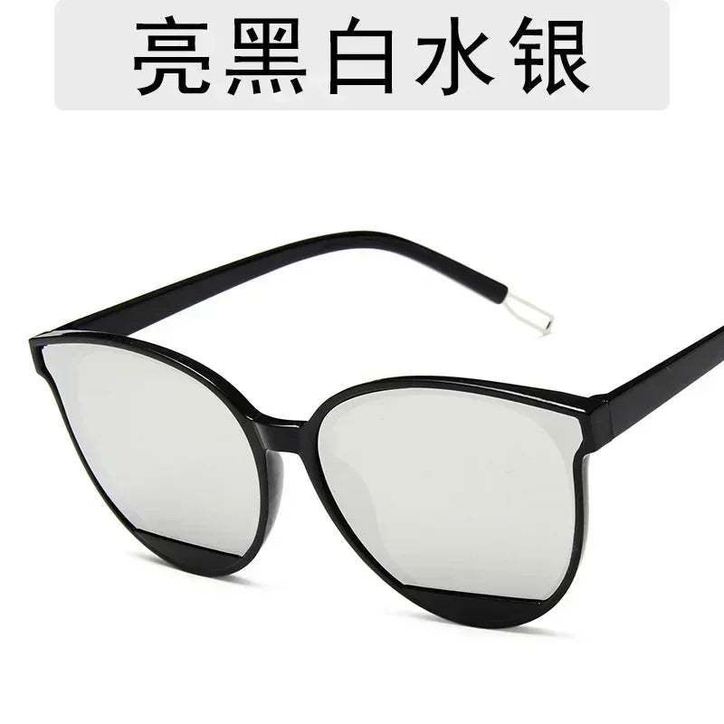 2024 Women Vintage Metal Mirror Classic Vintage Sun Glasses Oculos De Sol Sunglasses UV400 Female Feminino Cycling